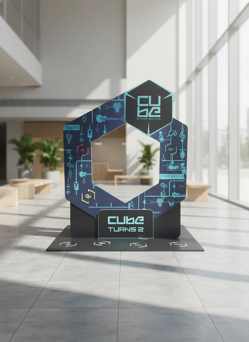 Cube Pop Up Booth